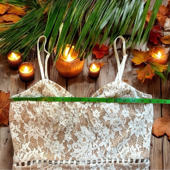 TOBI White Cream Lace Bodycon Dress - XL - Picture 9 of 15